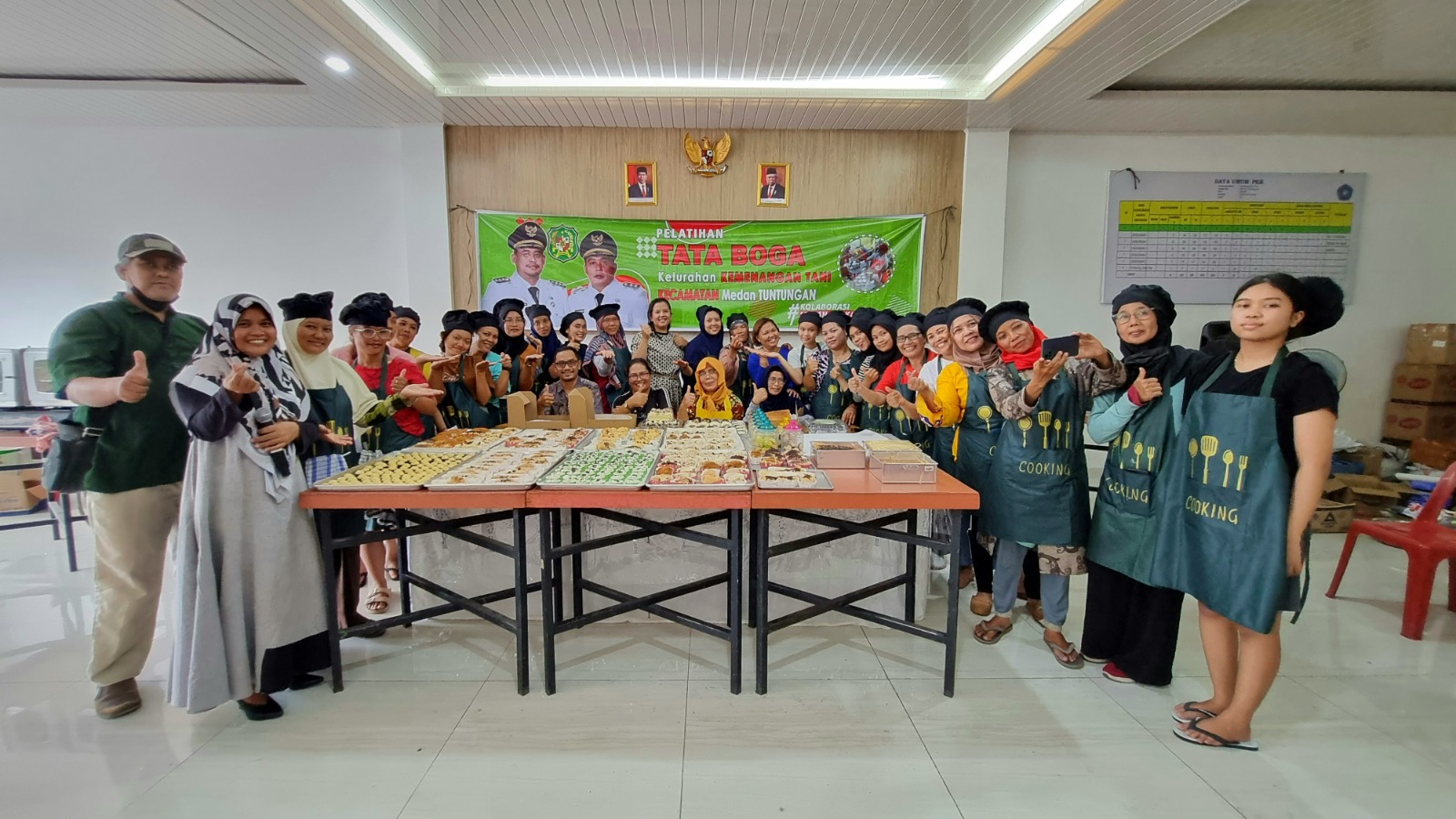 Masyarakat Kelurahan Kemenangan Tani Antusias Dalam Pelatihan Tata Boga